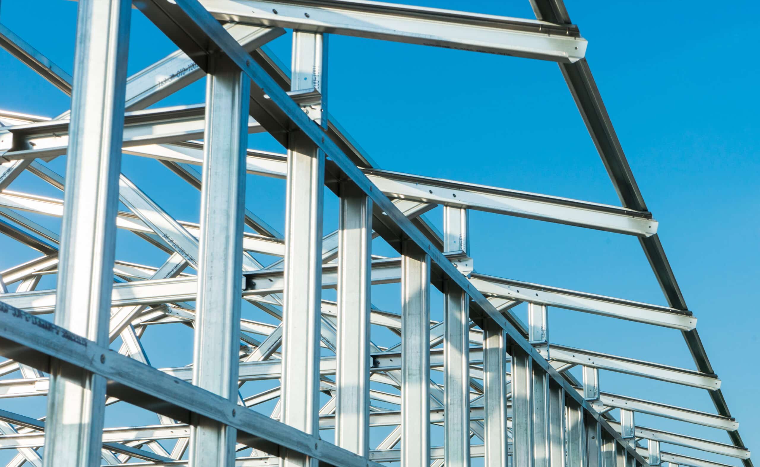 Casa moderna com steel frame